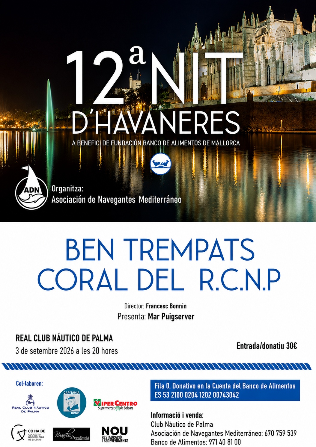 Todo listo la 12ª para Nit d’Havaneres en el RCNP
